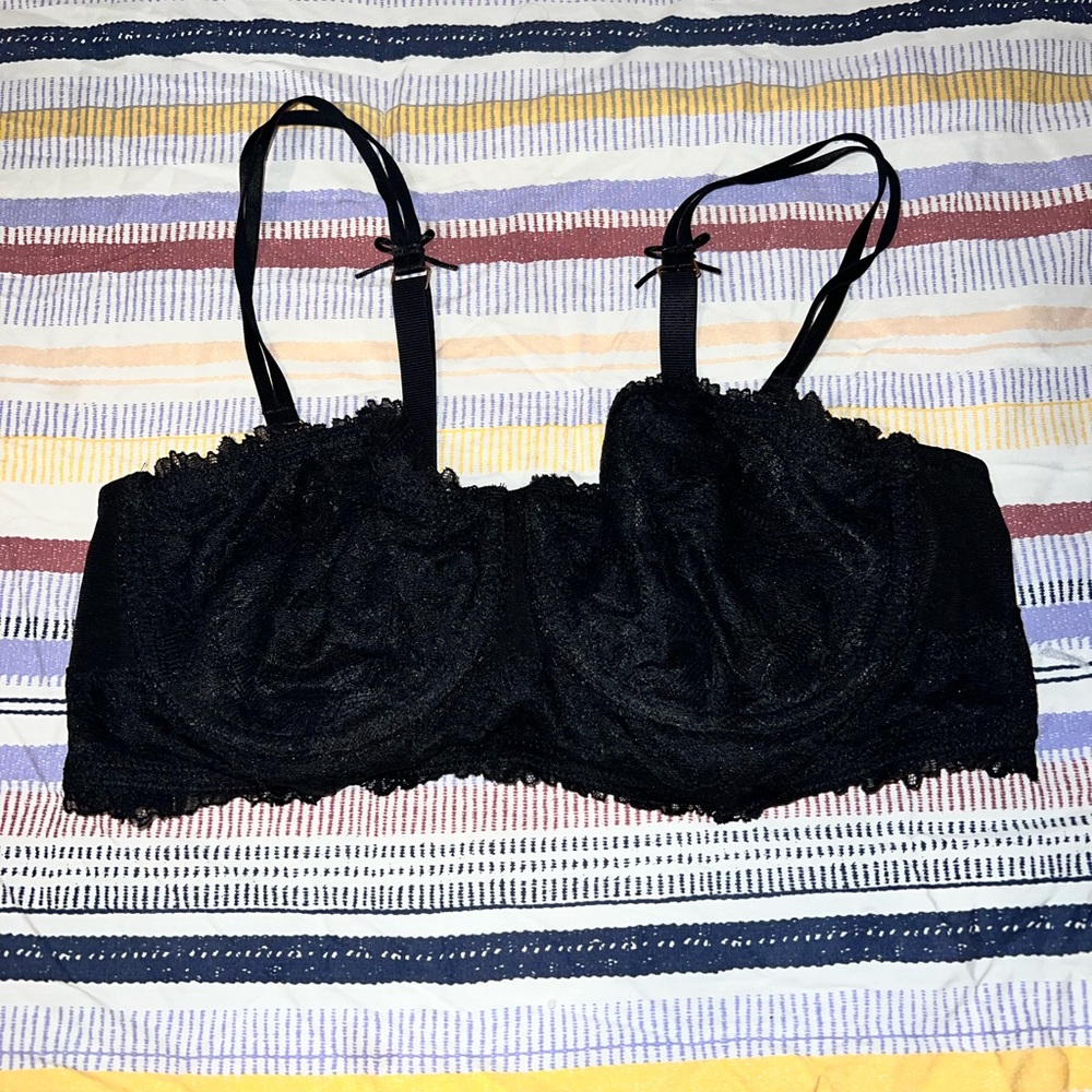 American Eagle Aerie Real Good Bra Black